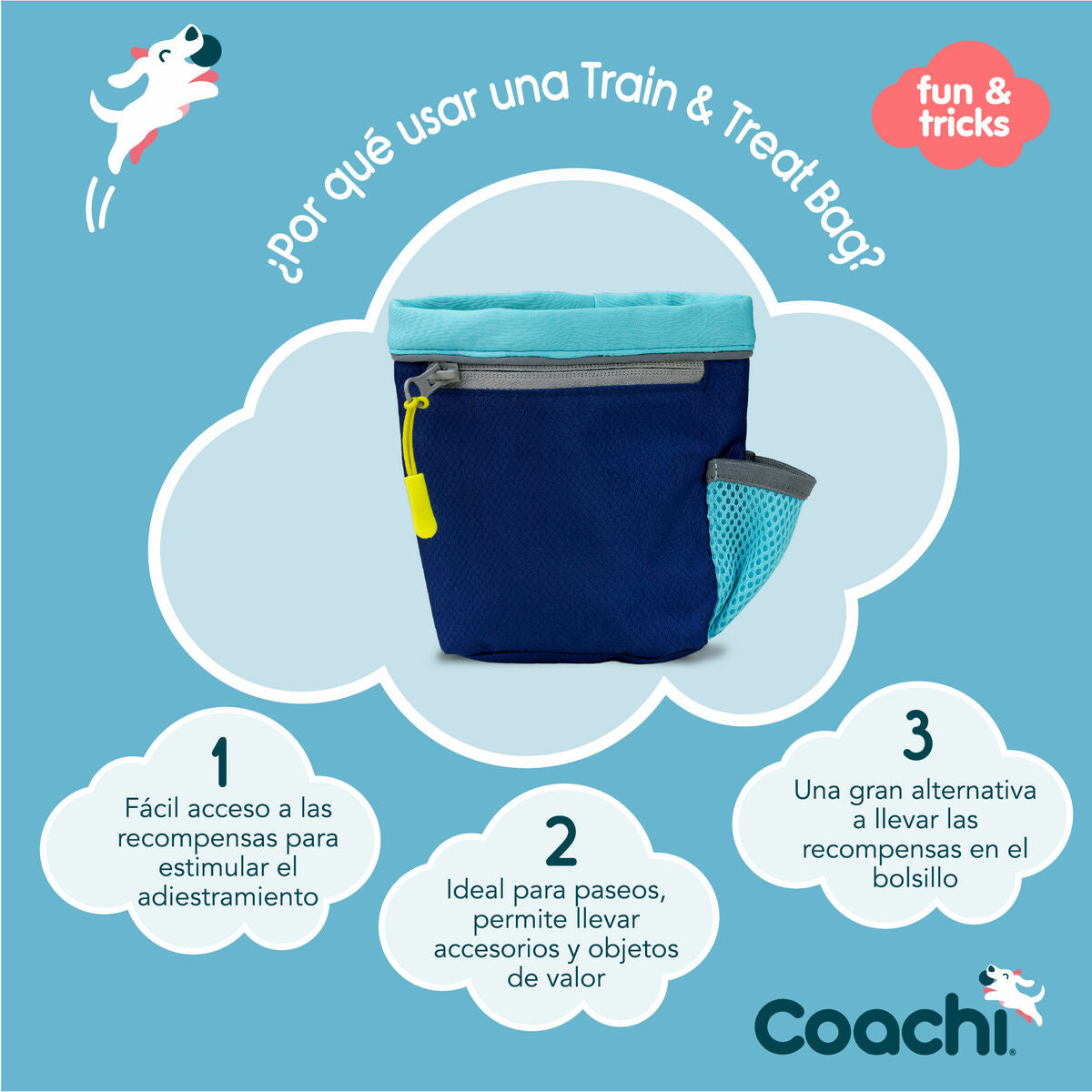 Holdall Coachi Train & Treat Blue-7