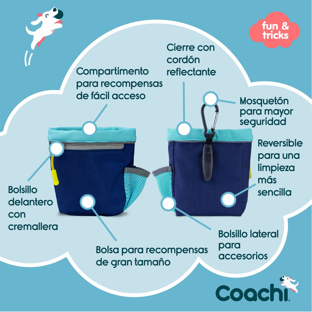 Holdall Coachi Train & Treat Blue-6