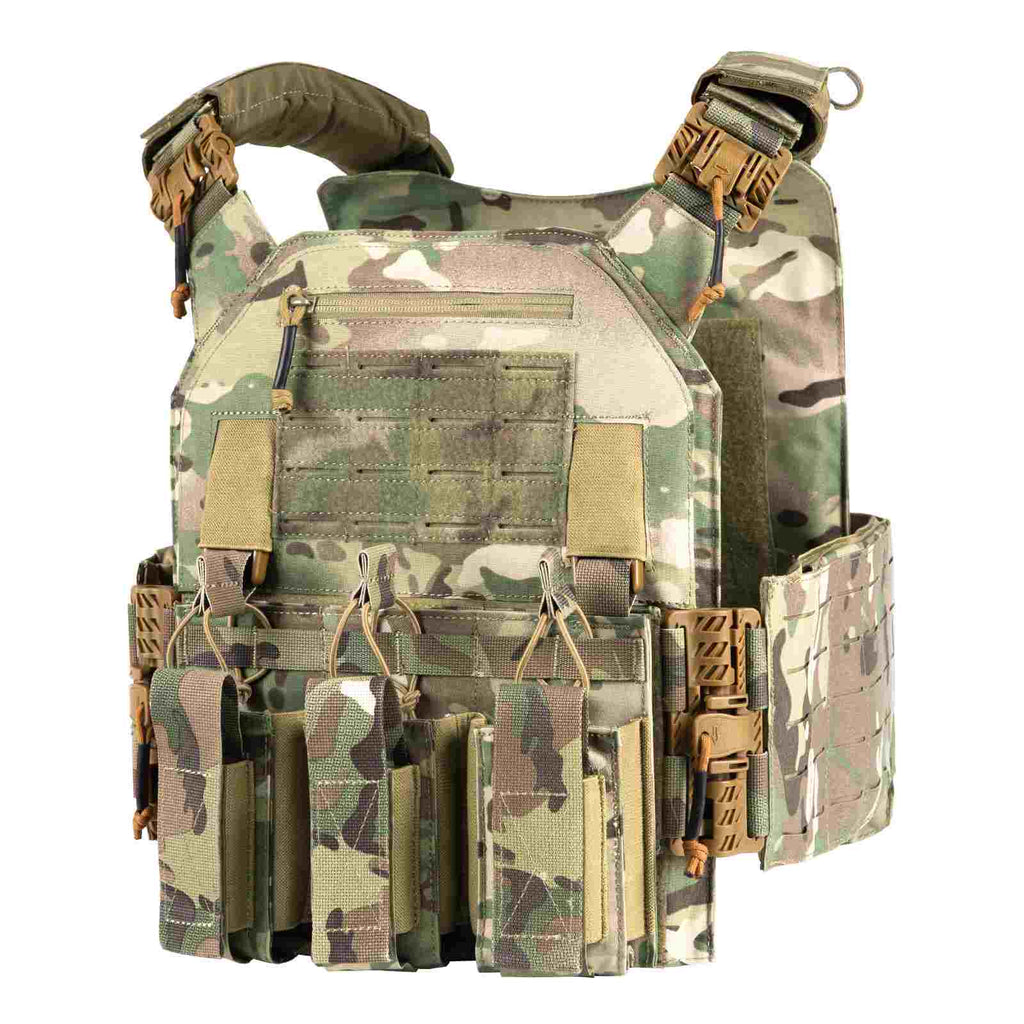 Votagoo 601 Laser Cut Molle Vest Adjustable Plate Carrier Tactical Military Vest-1