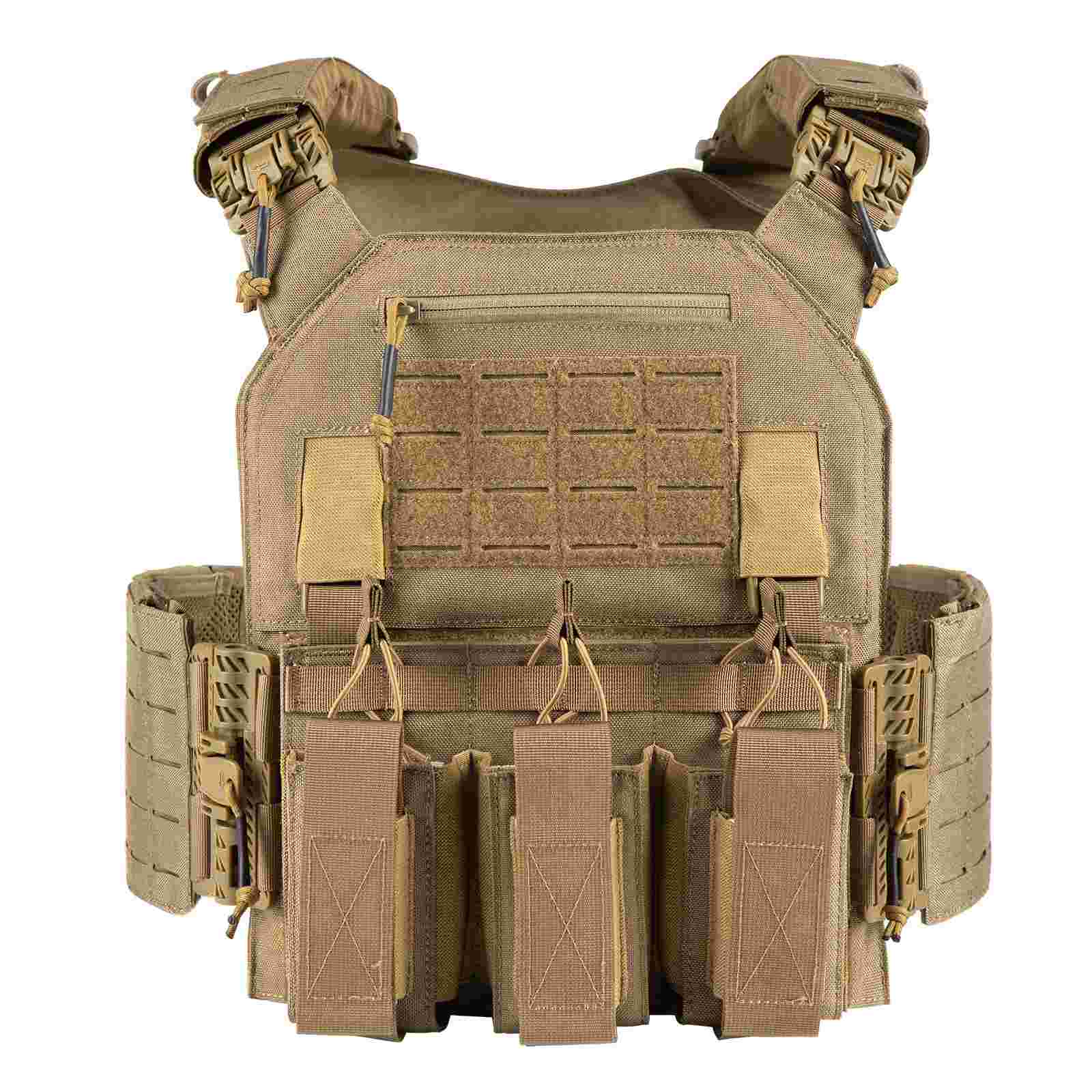 Votagoo 601 Laser Cut Molle Vest Adjustable Plate Carrier Tactical Military Vest-6