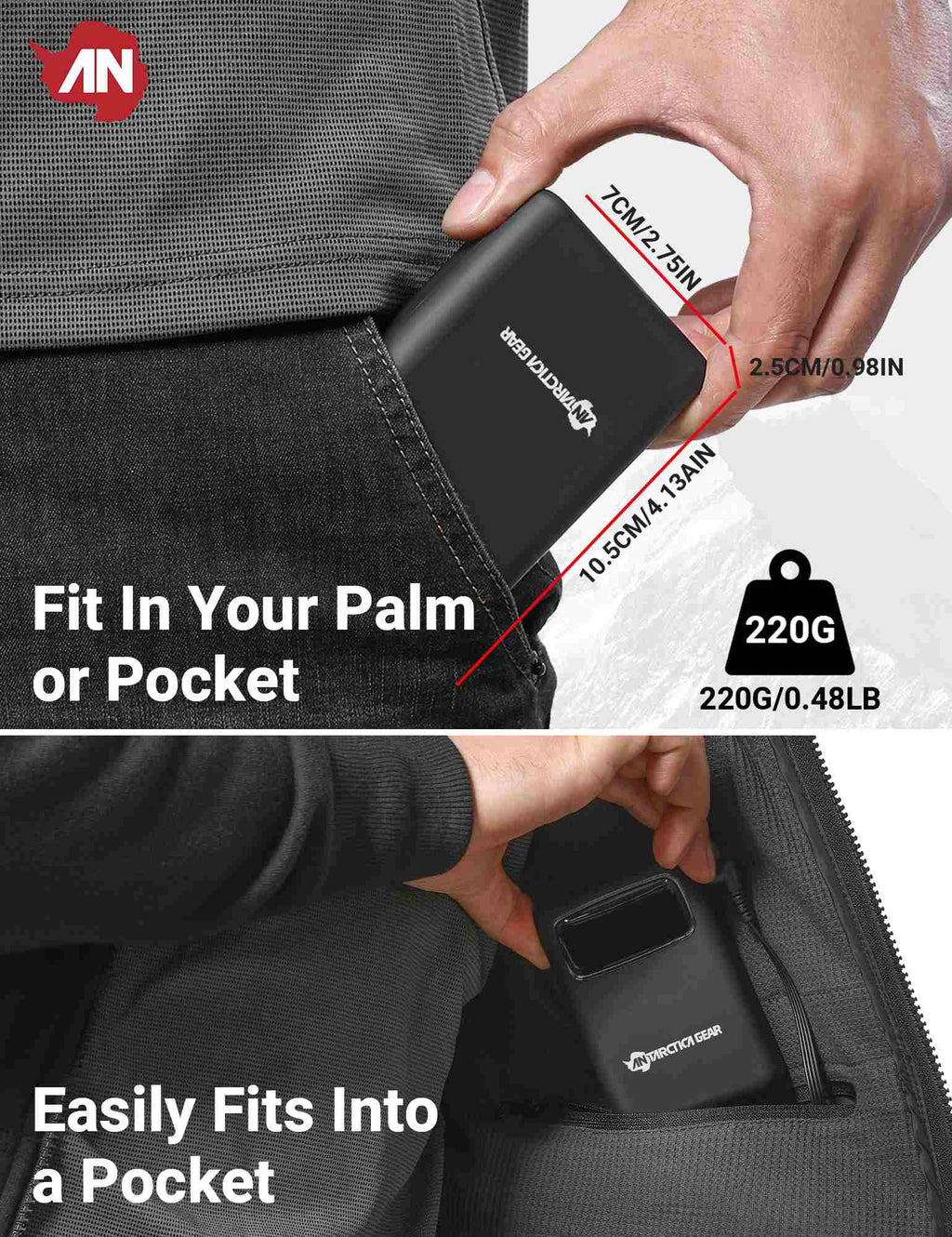 ANTARCTICA GEAR 16000mAh Portable Battery-2