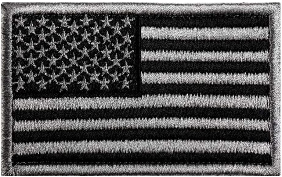 Tactical mountaineering clothes hats 6 Pcs USA Flag Patch-4