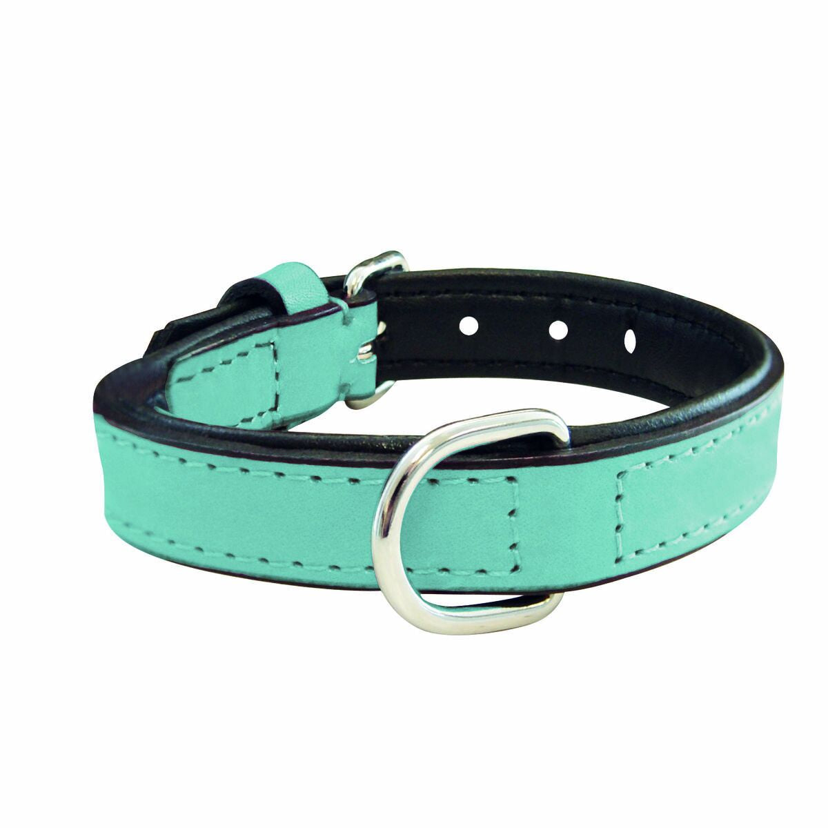 Dog collar Gloria 30 cm Padded Leather Blue-0