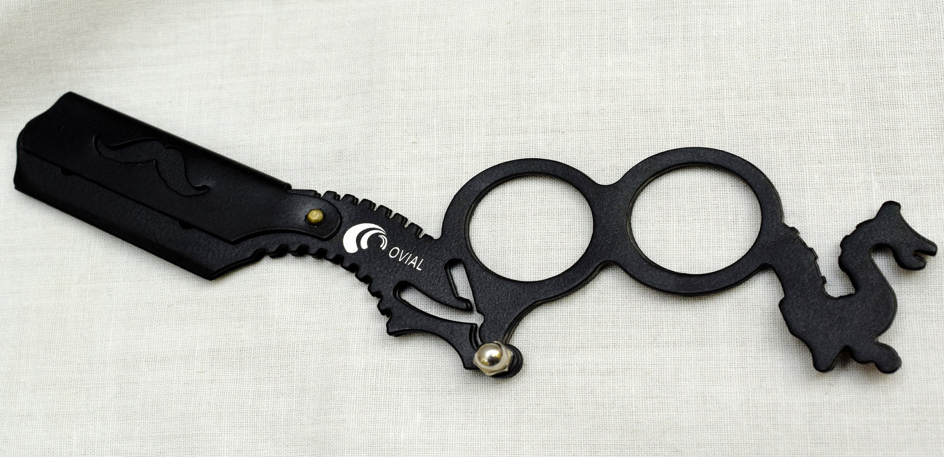 OVIAL- Black Horse Dual Ring Razor-0