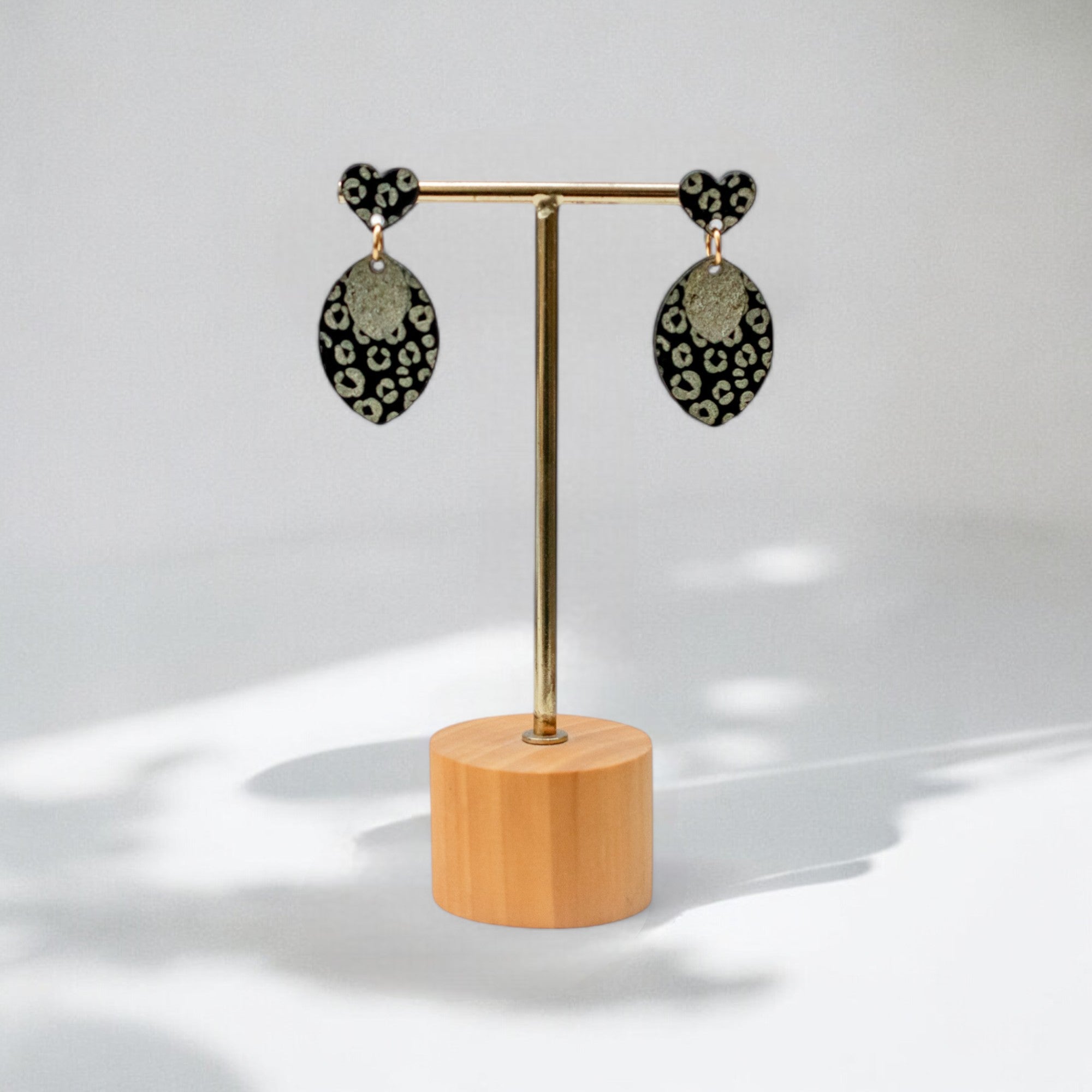 Maya Leopard Oorbellen - Midi-0