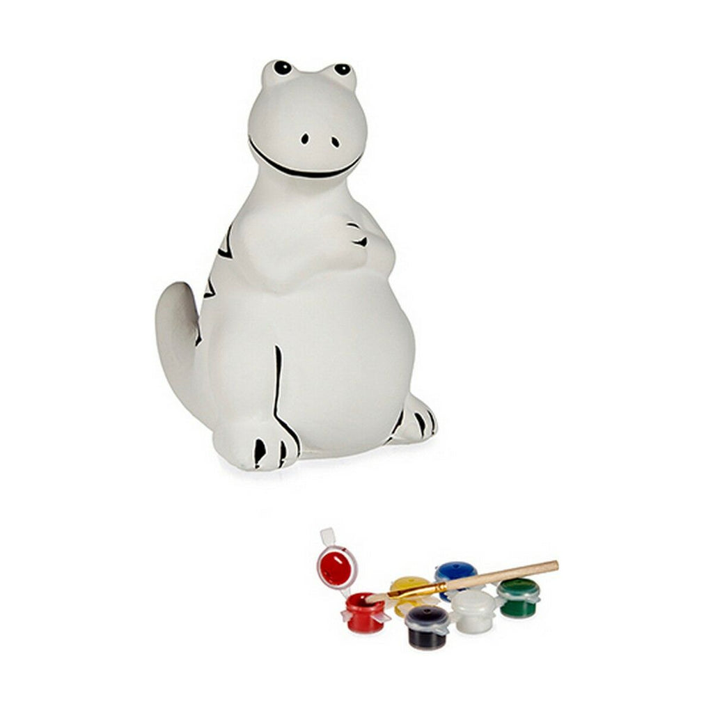 Paint Your Own Money Box Pincello BS435 BS435 Ceramic Dinosaur 8,5 x 13,2 x 11 cm 10 x 13,2 x 8 cm (12 Units)-2