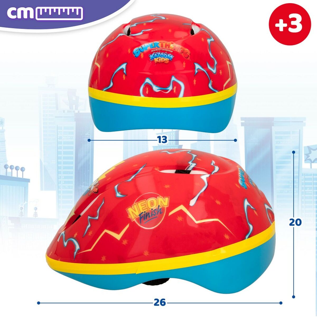 Baby Helmet SuperThings (4 Units) (52-55 cm)-1