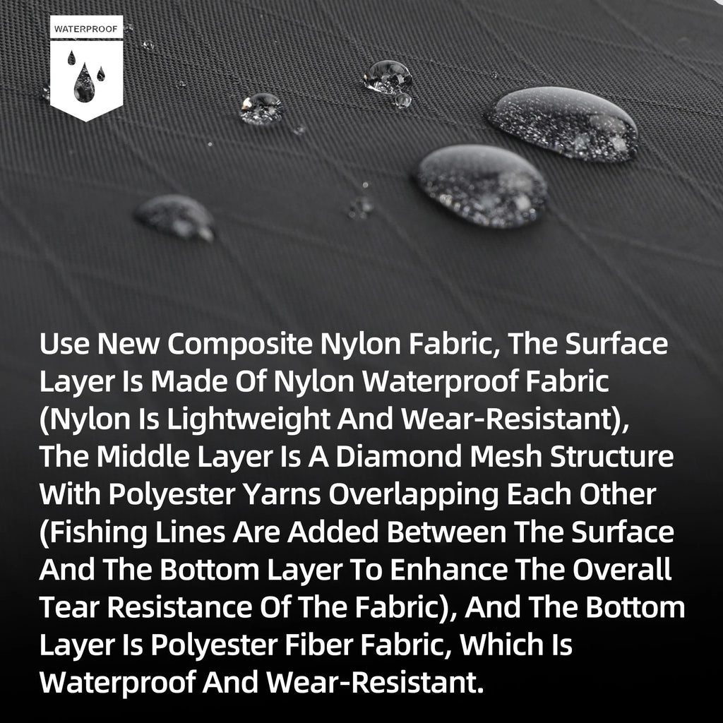 NNEOBA 2.4L Water-Resistant Triangle Frame Bag Crossbeam Pouch Yellow-3