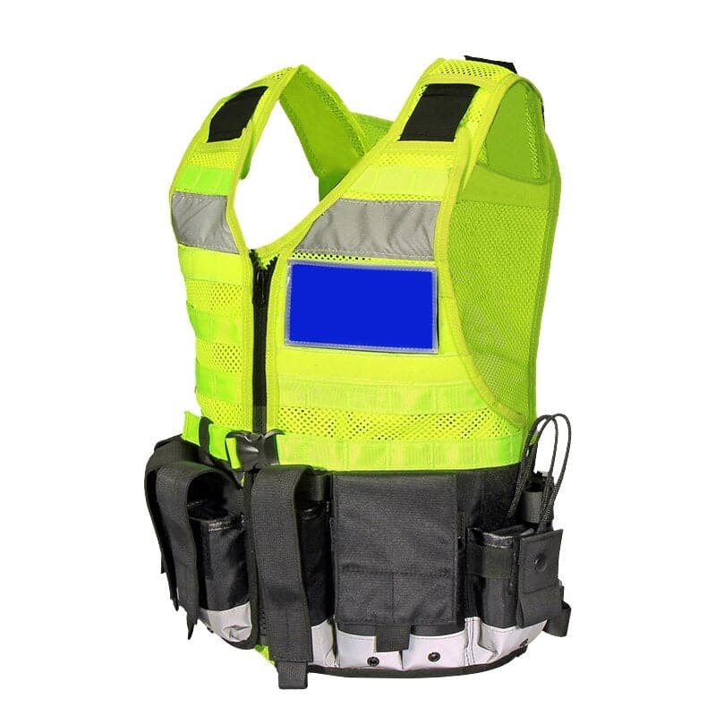 Stab-resistant reflective MOLLE system onboard safety vest-1